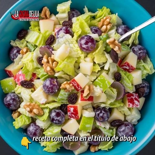ENSALADA de Manzana y Apio ¡Súper Crujiente y SALUDABLE!🥗