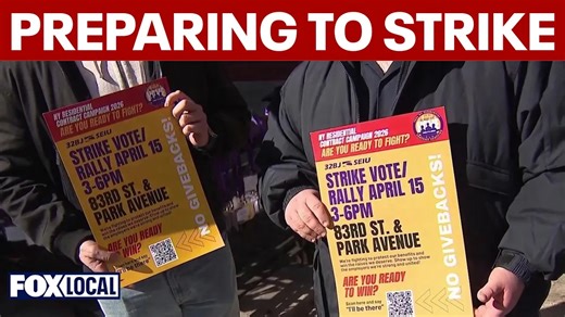 NYC doormen, building workers prepare to strike