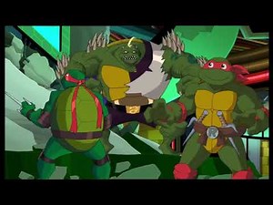 Turtles Forever - Hun Attacks The Turtle Lair