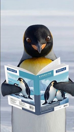 DOMS Notebook | Cute Penguin Cover Notebook for School & Everyday Writing