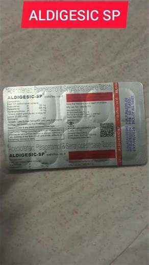 बुखार, दर्द और सूजन की सबसे अच्छी दवा || ALDIGESIC SP