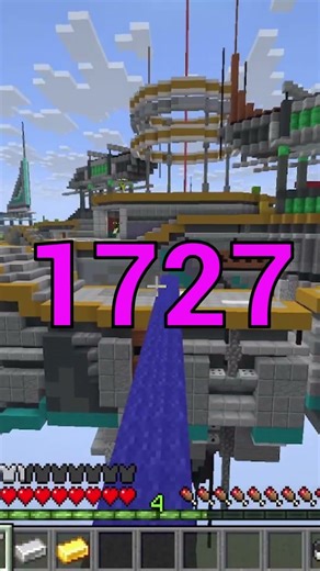 Counting in Minecraft Part 173 #shorts #minecraft #memes