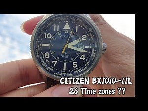 The Citizen Promaster Nighthawk BX1010-11L | Featuring world time in 26 time zones !