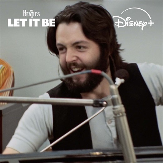 See Paul McCartney and The Beatles in the 1970 film, Let It Be, fully restored for the first time, streaming May 8 only on Disney . | Walt Disney Studios