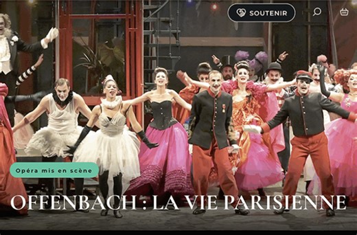 Opéra royal de Versailles. OFFENBACH : La Vie Parisienne (version originelle, 1866). Marc Mauillon, Florie Valiquette, Philippe Estèphe… Christian Lacroix / Victor Jacob