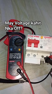 137K views · 505 reactions | May voltage reading kahit nka Off din po ba mga circuit breakers nto mga Sir/Maam? #electrician #power #control #technician #Switch #wiring #engineering #fblifestyle #diy #electrical | Electricians Guide | Facebook