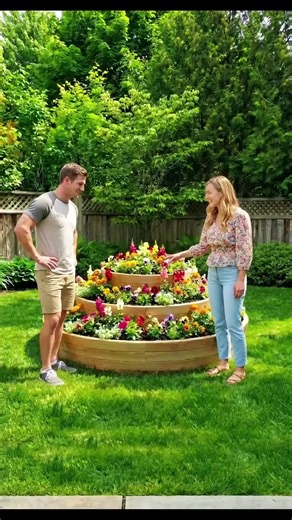 Easy DIY Tower Planter: Garden & Backyard Project