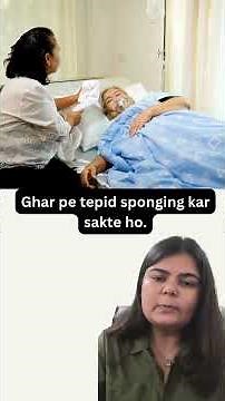 Fever at Home? How to Use Thermometer + Tepid Sponging | Doctor Explain #fever #healthawareness