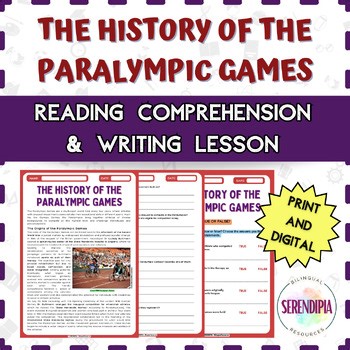History of Paralympic Games | NO PREP READING COMPREHENSION | Olympics Reading