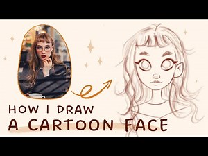 ✏️ how to draw a cartoon character from reference in procreate 👩