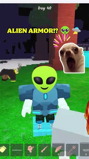 I Found Alien Armor in 99 Nights in the Forest… This Changes Everything 😳👽