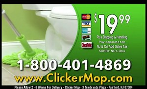 Clicker Mop TV Spot