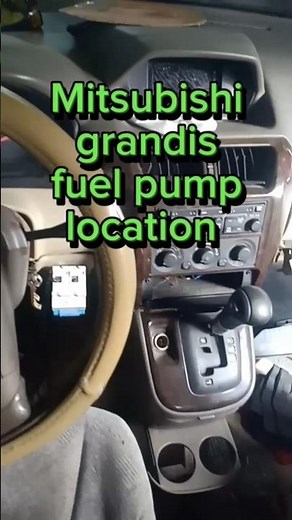 fuel pump motor location ng mitsubishi grandis.#youtube #tutorial #youtubeshorts #youtubeviral