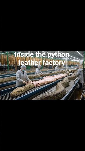 ;Inside the Python Skin Facility – (Full Process) How Top-Tier Snakeskin Boots Are Formed