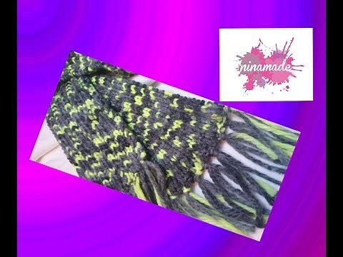 Comment tricoter une écharpe