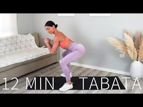 12 MIN TABATA HIIT WORKOUT || Full Body Burn & Sweat (Warm Up & Cool Down Included)
