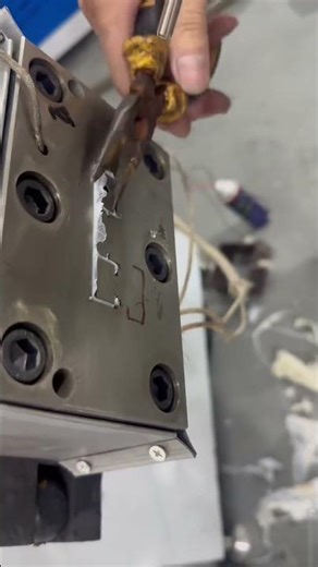 Can you guess where this little thing is used? #Plastic #material #factory #introduction