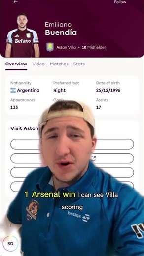 ASTON VILLA VS ARSENAL PREDICTIONS! MATCH WEEK 15