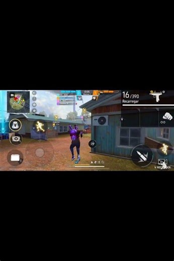 #julio_vlg jogando Free Fire 4x4 e br ranqueada