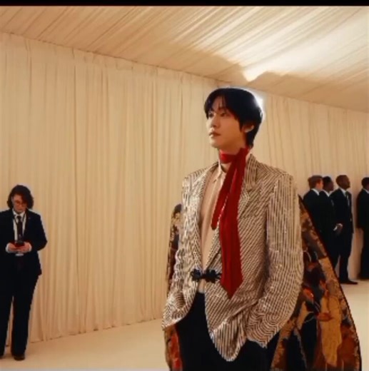 Hyo Seop on the red carpet of the 2026 Met Gala , He is so handsome 😃#ahnhyoseop #metgala2026