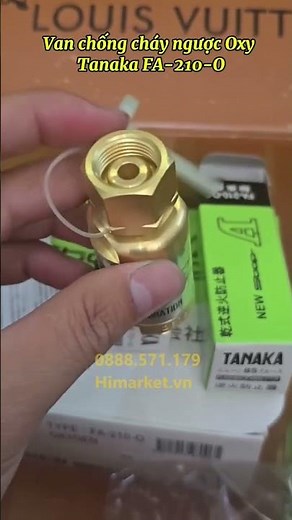 Van Chống Cháy Ngược Oxy Tanaka FA-210-O| Bảo Vệ Tuyệt Đối Cho Thợ Hàn Cắt!