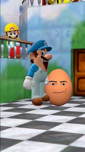 SMG2: SMG2 meets Fiuspinho #mario #memes #smg4 #glitch