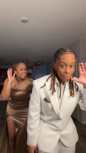 Trechelle & Treona Andino on Instagram: "Cleaned up nice 🤍 #foryou #twins"