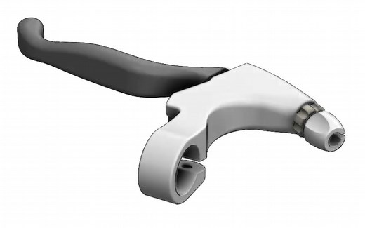 SolidWorks自行车手刹建模