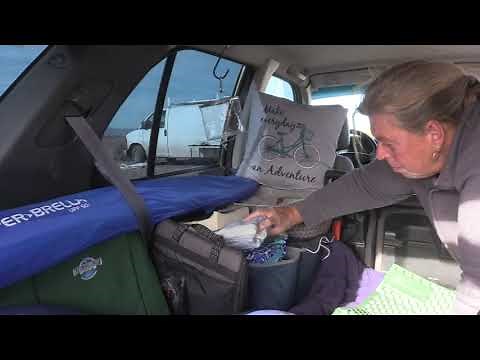 SUV Tour of Solo Woman Living in a SUV on $250 a month