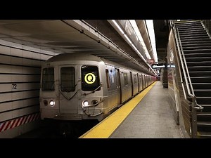 MTA New York City Subway: Upper East Side-Bound R46 Q Train at the 72 Street Subway Station.