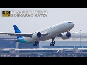 SUPER!! Video Pesawat LANDING & TAKEOFF di Bandara SOEKARNO HATTA CGK/WIII