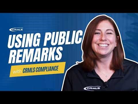 [CRMLS How-To] Using Public Remarks