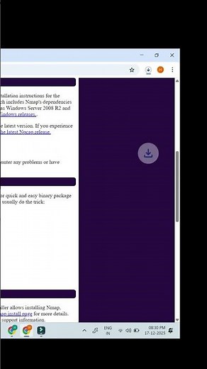 How to install Nmap in Windows