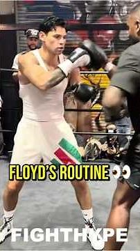 Ryan Garcia Does Floyd Mayweather’s Mitt Routine 🔥