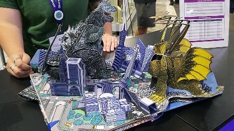 Godzilla pop up book revealed at SDCC #GODZILLA #SDCC | The Kaiju Kingdom Podcast