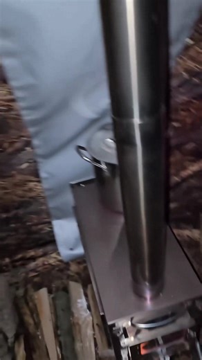 Camping out in the hot tent cooking some beef stew in the cold and snow #camping #outdoorcooking #woodstove #hottent #tent | Survival Life