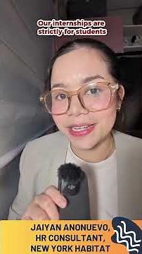 Career Starts Here: Internship Stories, Featuring Jaiyan Anonuevo, HR Consultant, New York Habitat