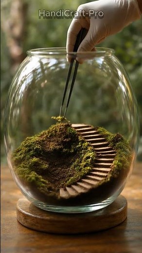 This looks fake… but it's 100% real 👀 #terrarium #diy #miniature