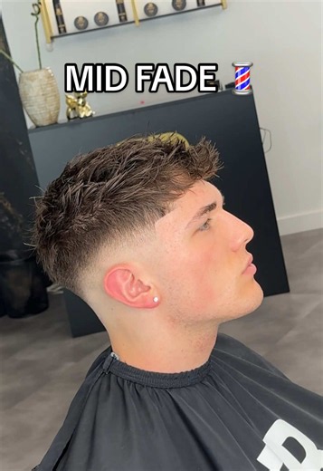 Mid Fade 💈 #jbbarber #midfade #foryou | Mid Fade Haircut