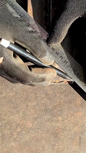 creative cutting technique #welding #welder #welders #indiastickwelder