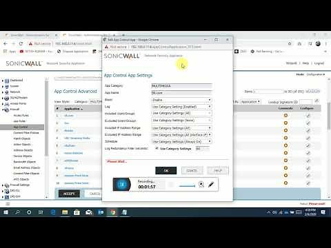How Blocking YouTube and Block Website Access like facebook wtsap with Sonicwall Firewall Tz series