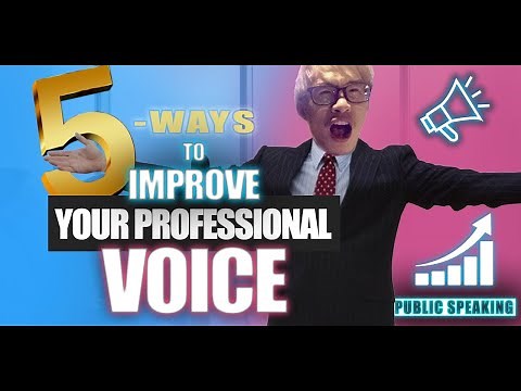 5 Ways to Improve Your Professional Voice | Vinh Giang
