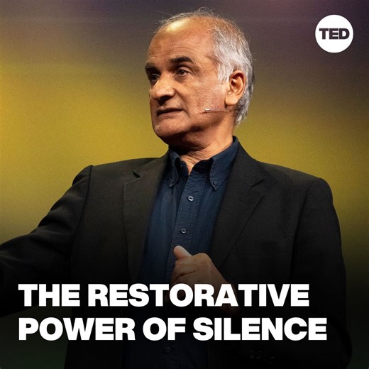 “The beauty of silence is it's available to everyone — wherever you happen to be in this world that feels evermore divided and despairing, nothing gives me greater hope than whatever silence we can find and share.” Watch Pico Iyer’s full talk here: http://t.ted.com/s1igw9R | TED