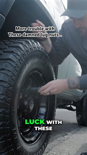 These lug nuts are still stuck…