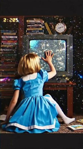 Stepping Into Wonderland: Alice’s Surreal CRT TV Adventure