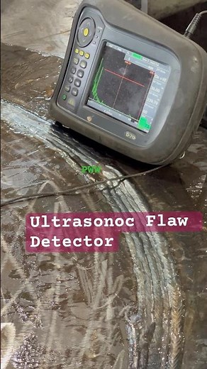 Ultrasonic Testing: Non-destructive testing method that uses high frequency sound wave #welder