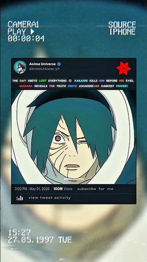 🔥 The Day Obito Lost Everything 💔 | Rin's Death Changed Naruto Forever #animeedit #viralvideo #fyp