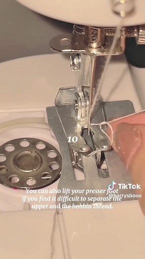 Just a quick guide on how I thread my mini sewing machine! This is super beginner-friendly and perfect if you’re just getting started 🪡💖 ⚠️ Heads-up: I accidentally skipped step 6 halfway through the video 😭 total honest mistake—but make sure you don’t miss it when you're trying it out! It’s important for smooth stitching. Let me know if you want a part 2 or if you have any questions ✂️💬 #sewingtutorial #minisewingmachine #threading101 #sewingtips #beginnersewing #diyfashion ##sewingtiktok #