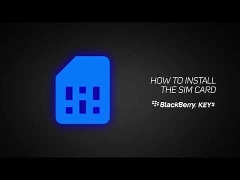 BlackBerry KEY2 - How To Install SIM & SD Card(s)