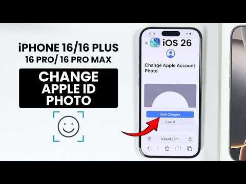 Update your Apple ID Profile Photo on iPhone 16 / Pro Max (iOS 26)